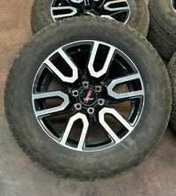 Load image into Gallery viewer, Set of 4 Used OEM 20&quot; &#39;00-&#39;24 GMC Sierra 1500 AT4 Rims 275/60R20 Goodyear AT LT
