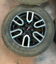 Load image into Gallery viewer, Set of 4 Used OEM 20&quot; &#39;00-&#39;24 GMC Sierra 1500 AT4 Rims 275/60R20 Goodyear AT LT
