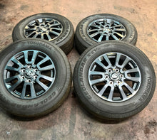Load image into Gallery viewer, Set of Used &#39;22-&#39;25 Tundra Land Cruiser OEM Wheels 245/70R18 Yokohama Tires LT
