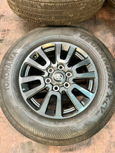 Load image into Gallery viewer, Set of Used &#39;22-&#39;25 Tundra Land Cruiser OEM Wheels 245/70R18 Yokohama Tires LT
