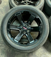 Load image into Gallery viewer, Set of 4 OEM Used 22&quot; &#39;00-&#39;18 GMC Sierra 1500 &amp; Yukon Rims on 275/50R22 Tires LT
