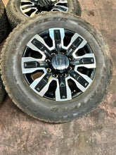 Load image into Gallery viewer, Set of 4 Used 20&quot; &#39;11-&#39;25 GMC Denali Ultimate 2500 Wheels 275/65R20 Goodyear LT
