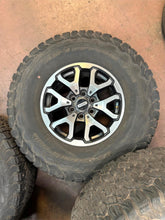 Load image into Gallery viewer, Set of Used OEM '05-'26 Ford F150 Raptor Wheels on 315/70R17 BFGoodrich TAKO2 LT
