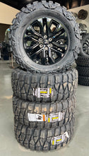 Load image into Gallery viewer, Set of 4 OEM &#39;05-&#39;24 Ford F150 20&quot; Gloss Black Rims 35/12.50R20 Nitto Mud Grapps
