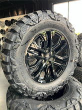 Load image into Gallery viewer, Set of 4 OEM &#39;05-&#39;24 Ford F150 20&quot; Gloss Black Rims 35/12.50R20 Nitto Mud Grapps
