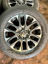 Load image into Gallery viewer, Set of 4 OEM 20&quot; &#39;22-&#39;25 Toyota Tundra Wheels on 265/60R20 Bridgestone Dueler LT
