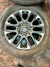 Load image into Gallery viewer, Set of 4 OEM 20&quot; &#39;22-&#39;25 Toyota Tundra Wheels on 265/60R20 Bridgestone Dueler LT
