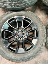 Load image into Gallery viewer, Set of 4 Used &#39;22-&#39;25 Toyota Tundra TRD Black 20&quot; Rims 265/60R20 Falken AT3W LT
