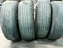 Load image into Gallery viewer, Set of 4 Used &#39;22-&#39;25 Toyota Tundra TRD Black 20&quot; Rims 265/60R20 Falken AT3W LT

