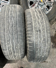 Load image into Gallery viewer, Set of 4 Used &#39;22-&#39;25 Toyota Tundra TRD Black 20&quot; Rims 265/60R20 Falken AT3W LT

