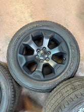 Load image into Gallery viewer, Set of Used 2462 '19-'26 RAM 1500 20" Black Rims 275/55R20 Bridgestone Tires LT
