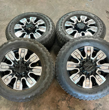 Load image into Gallery viewer, Set of 4 Used 20&quot; &#39;11-&#39;25 GMC 2500 Denali Ultimate Wheels 275/65R20 Goodyear LT
