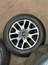 Load image into Gallery viewer, Set of Used 20" '22-'26 Toyota Tundra 75277 OEM Wheels on 265/60R20 Yokohama LT
