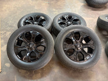 Load image into Gallery viewer, Set of 4 Used OEM '05-'26 Ford F-150 Black 10348 Wheels 275/60R20 Hankook AT2 LT
