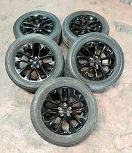 Load image into Gallery viewer, Set of Five Used OEM 20&quot; Black &#39;07-&#39;25 Jeep Wrangler Gladiator Rims 275/55R20 LT
