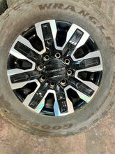 Load image into Gallery viewer, Set of Used &#39;11-&#39;25 GMC 2500 3500 Denali Ultimate Wheels on 275/65R20 Tires LT
