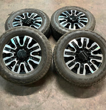 Load image into Gallery viewer, Set of Used 20&quot; &#39;11-&#39;25 GMC 2500 3500 Denali Ultimate Wheels 275/65R20 Tires LT
