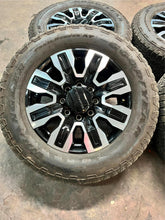 Load image into Gallery viewer, Set of Used 20&quot; &#39;11-&#39;25 GMC 2500 3500 Denali Ultimate Wheels 275/65R20 Tires LT
