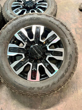 Load image into Gallery viewer, Set of Used 20&quot; &#39;11-&#39;25 GMC 2500 3500 Denali Ultimate Wheels 275/65R20 Tires LT
