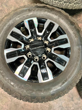Load image into Gallery viewer, Set of Used 20&quot; &#39;11-&#39;25 GMC 2500 3500 Denali Ultimate Wheels 275/65R20 Tires LT
