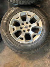 Load image into Gallery viewer, Set of 4 Used &#39;05-&#39;25 Ford F150 18&quot; Silver Painted Wheels on 275/65R18 Tires LT
