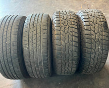 Load image into Gallery viewer, Set of 4 Used &#39;05-&#39;25 Ford F150 18&quot; Silver Painted Wheels on 275/65R18 Tires LT
