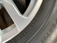 Load image into Gallery viewer, Set of 4 Used 5912 '00-'26 Chevrolet Silverado 1500 Wheels 265/65R18 Goodyear LT
