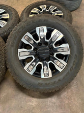 Load image into Gallery viewer, Set of 4 Used GM &#39;11-&#39;25 2500 3500 Denali Ultimate Rims 275/65R20 Goodyear AT LT
