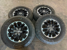Load image into Gallery viewer, Set of Used OEM Takeoff &#39;22-&#39;25 Toyota Tundra 18&quot; Rims 265/70R18 Michelin LTX LT
