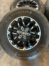 Load image into Gallery viewer, Set of Used OEM Takeoff &#39;22-&#39;25 Toyota Tundra 18&quot; Rims 265/70R18 Michelin LTX LT
