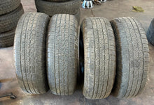 Load image into Gallery viewer, Set of Used OEM Takeoff &#39;22-&#39;25 Toyota Tundra 18&quot; Rims 265/70R18 Michelin LTX LT
