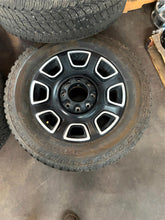Load image into Gallery viewer, Set of Used OEM 20&quot; &#39;05-&#39;25 Ford F250 F350 Wheels on 275/65R20 Bridgestone AT LT
