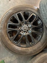 Load image into Gallery viewer, Set of Used Takeoff &#39;23-&#39;25 Toyota Sequoia Tundra Black Rims 265/60R20 Tires LT
