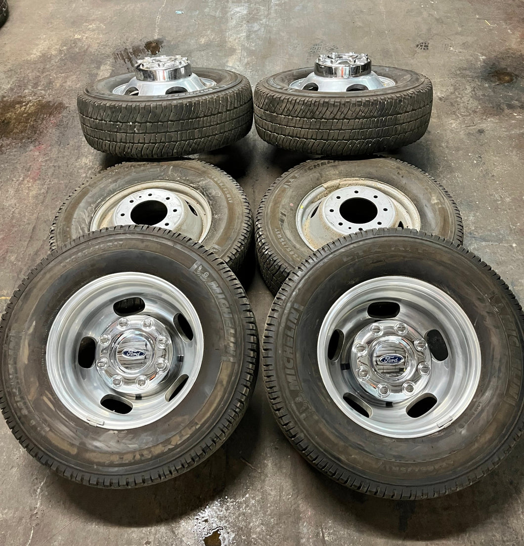 Set of 6 Used OEM '05-'25 Ford F-350 Dually 17