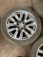 Load image into Gallery viewer, Set of 4 Used &#39;00-&#39;25 Yukon Sierra 1500 Denali Grey Machined Rims 275/50R22 LT

