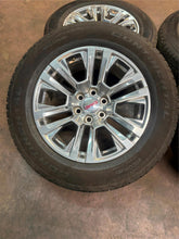 Load image into Gallery viewer, Set of 4 OEM 20&quot; Polished &#39;00-&#39;25 GMC Sierra 1500 Rims 275/60R20 Continental LT
