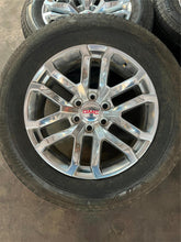 Load image into Gallery viewer, Set of Used 20&quot; Polished &#39;00-&#39;24 GMC Sierra 1500 Rims 275/60R20 Bridgestones LT
