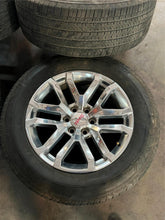 Load image into Gallery viewer, Set of Used 20&quot; Polished &#39;00-&#39;24 GMC Sierra 1500 Rims 275/60R20 Bridgestones LT
