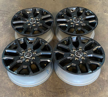 Load image into Gallery viewer, Set of OEM Takeoff &#39;22-&#39;25 Toyota Tundra 20&quot; Dark Charcoal Rims 75277 Free Ship

