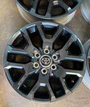 Load image into Gallery viewer, Set of OEM Takeoff &#39;22-&#39;25 Toyota Tundra 20&quot; Dark Charcoal Rims 75277 Free Ship
