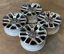 Load image into Gallery viewer, Set of 4 OEM Takeoff &#39;22-&#39;25 Toyota Tundra 20&quot; Grey &amp; Machined Rims 75277 LT
