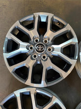 Load image into Gallery viewer, Set of Four New Takeoff &#39;22-&#39;25 Toyota Tundra 20&quot; Grey &amp; Machined Rims 75277 LT
