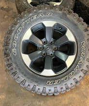 Load image into Gallery viewer, Set of Four Used 18&quot; &#39;19-&#39;24 Dodge RAM 1500 Rims on 275/70R18 Goodyear Tires LT
