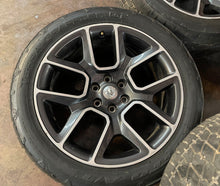 Load image into Gallery viewer, Set of Used 22&quot; &#39;19-&#39;24 RAM 1500 Rims 285/45R22 Nitto Terra Grappler G2 Tires LT
