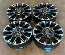 Load image into Gallery viewer, Set of Four OEM Takeoff &#39;22-&#39;25 Toyota Tundra 20&quot; Charcoal Polished Wheels 75276
