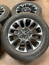 Load image into Gallery viewer, Set of x4 Used 20&quot; &#39;22-&#39;25 Toyota Tundra OEM Wheels 265/60R20 Yokohama XCV LT
