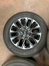 Load image into Gallery viewer, Set of x4 Used 20&quot; &#39;22-&#39;25 Toyota Tundra OEM Wheels 265/60R20 Yokohama XCV LT
