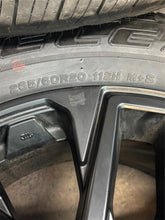 Load image into Gallery viewer, Set of 4 OEM Takeoff &#39;22-&#39;25 Toyota Tundra Sequoia Black Rims 265/60R20 Tires LT
