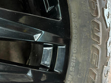 Load image into Gallery viewer, Set of Used &#39;00-&#39;25 Chevy Silverado 1500 Black Rims 275/60R20 Bridgestone AT LT
