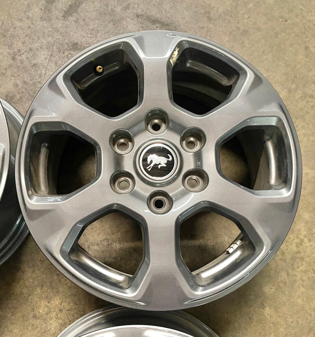 Single New OEM Takeoff '21-'25 Ford Bronco 17x7.5 Dark Grey Wheel Free Ship LT